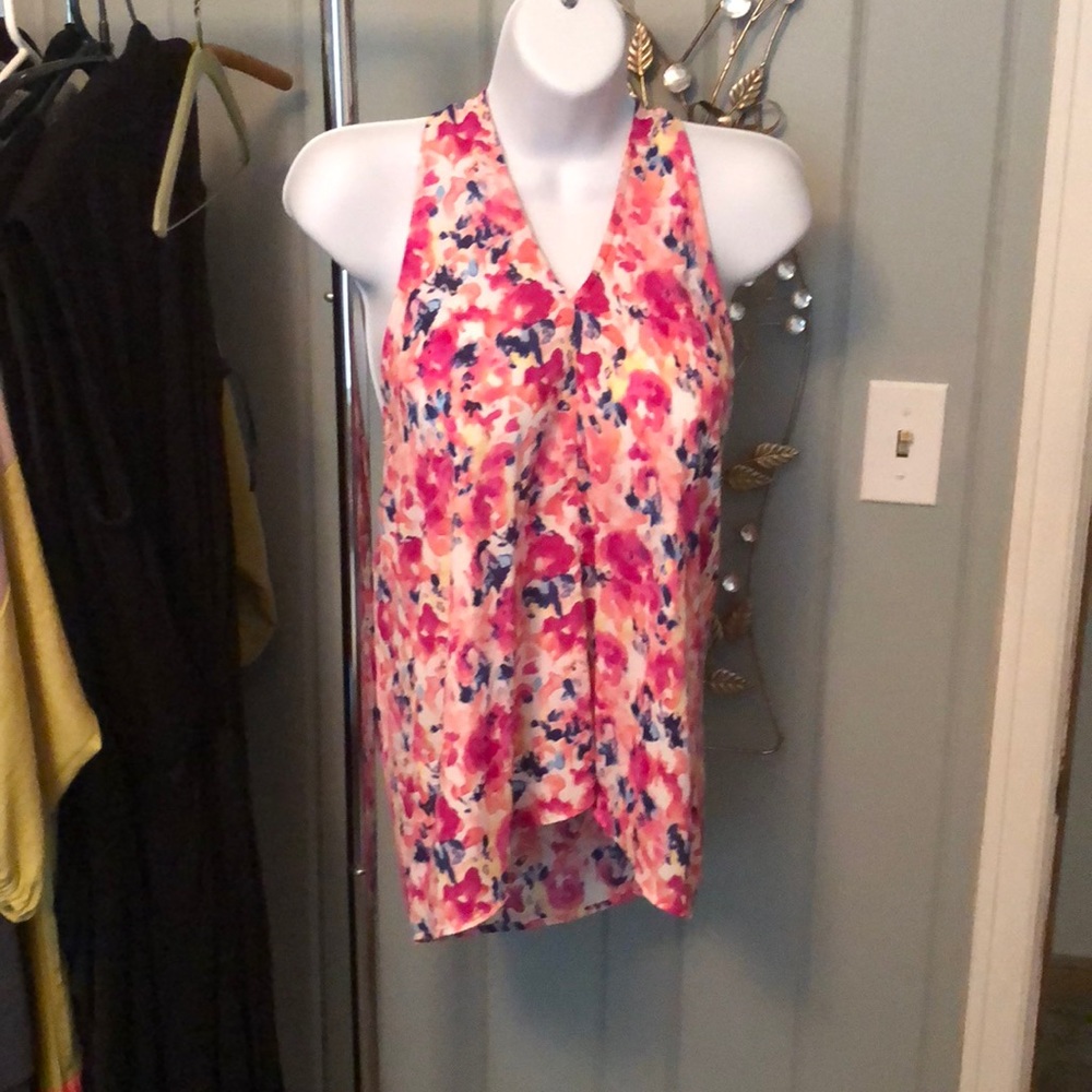 Brixon Ivy pink floral tank size medium